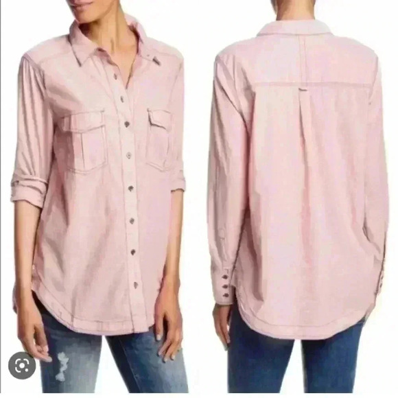Free People Western Style button down - Picture 1 of 6